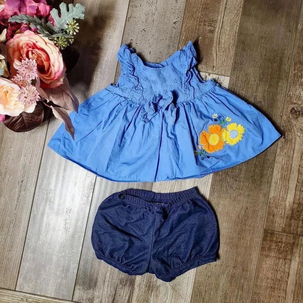 Baby Girl Spring Summer Outfit Size 3-6 Months